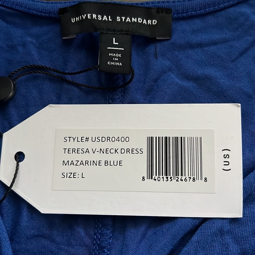 Universal Standard Teresa V-Neck Dress - L (22-24), NWT - Picture 6 of 8